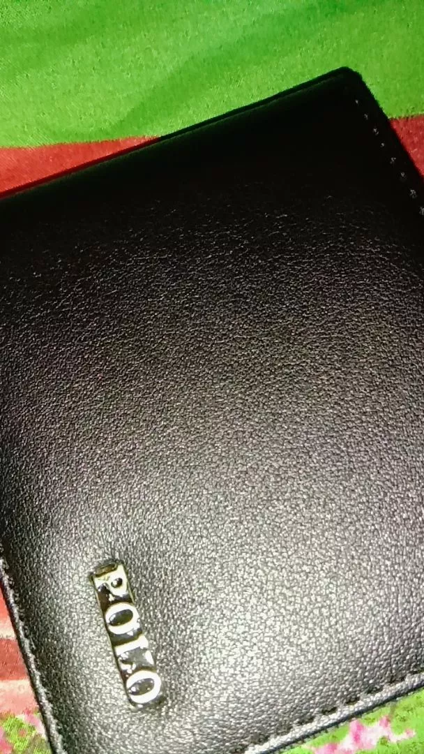Dompet Pria Kulit Sintetis Coklat Dan Hitam POLO - Foto ulasan pembeli