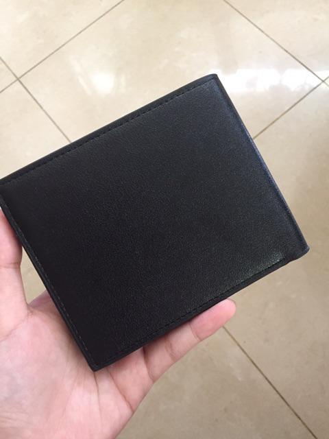 Dompet Pria Lipat Kulit Hitam 2 Sekat 4 Kartu - Foto ulasan pembeli