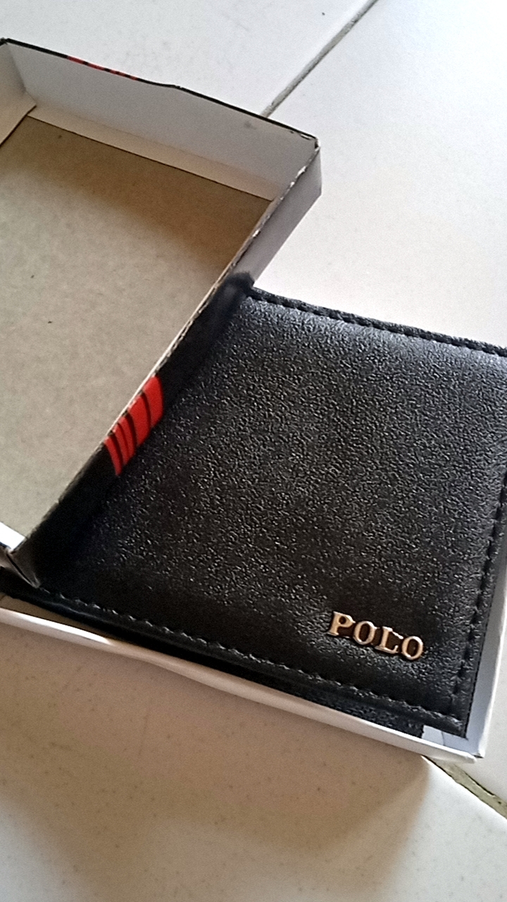 Dompet Pria POLO Box Kulit Imitasi Murah - Foto ulasan pembeli