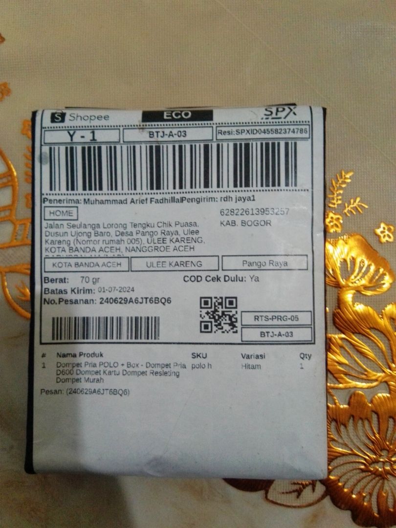 Dompet Pria POLO Box Kulit Imitasi Murah - Foto ulasan pembeli