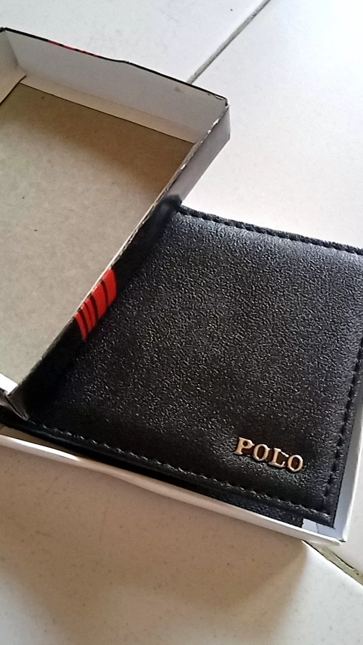 Dompet Pria POLO Box Kulit Imitasi Murah - Foto ulasan pembeli