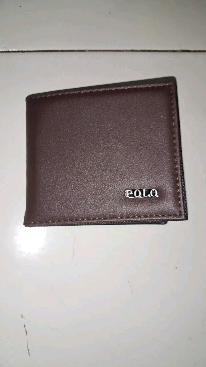 Dompet Pria POLO Box Kulit Imitasi Murah - Foto ulasan pembeli