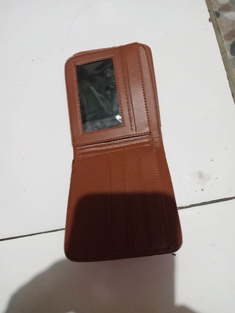 Dompet Pria Wanita Kulit Sintetis 3 Ruang Lipat - foto 3 dari 10, w050nup54h