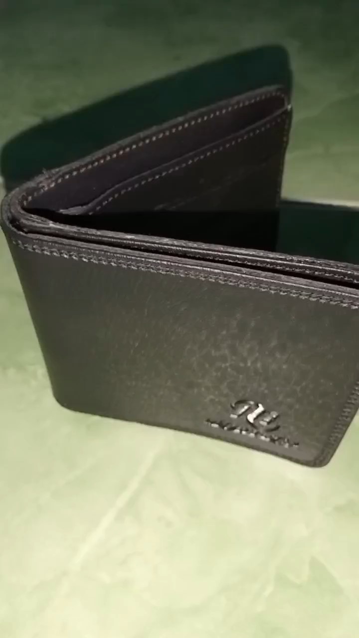 Dompet Pria Wanita Kulit Sintetis 3 Ruang Lipat - Foto ulasan pembeli