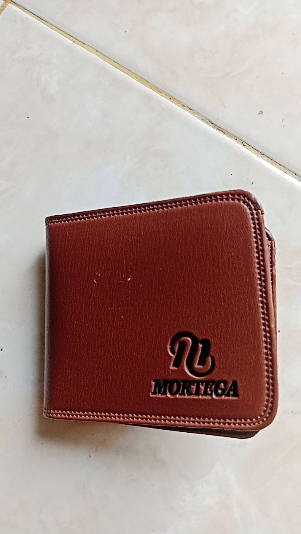 Dompet Pria Wanita Kulit Sintetis 3 Ruang Lipat - Foto ulasan pembeli