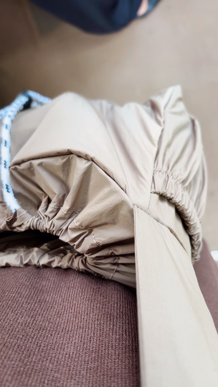 Extended Ginwo Nylon Crinkle Slingbag Pria Wanita - Foto ulasan pembeli