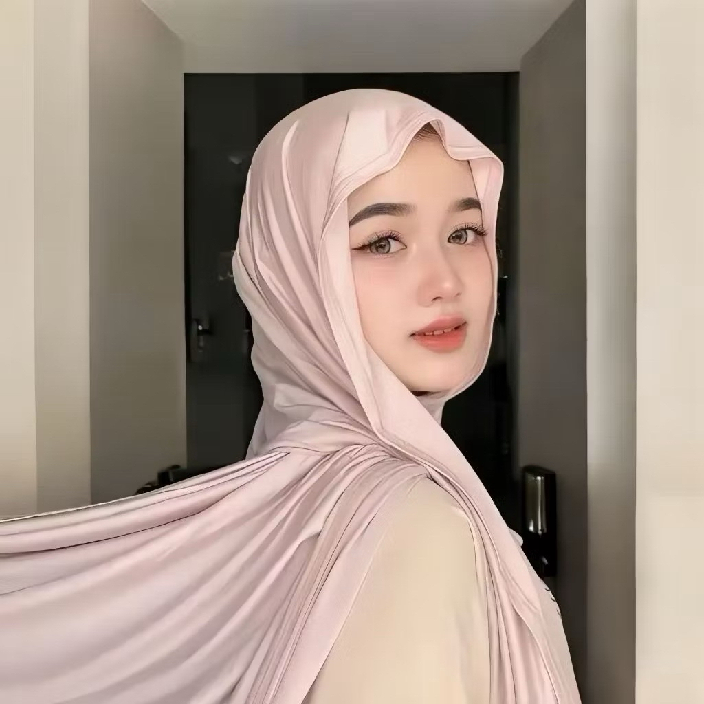 FATHUR HIJAB | PASHMINA RAYON TENCEL COOLTECH ANTI BAKTERI | PASHMINA MELEYOT - foto 1 dari 10