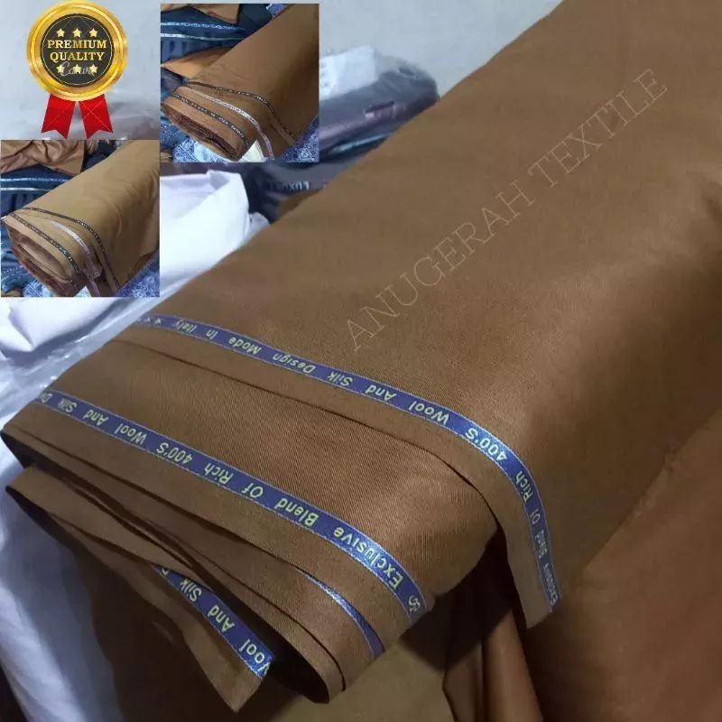 Kain Khaki Premium Stretch Tebal Tidak Panas