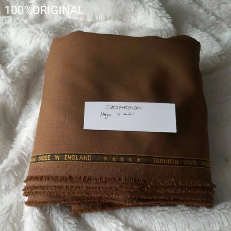 Kain Pemda Khaki 100% Original Nyaman Murah