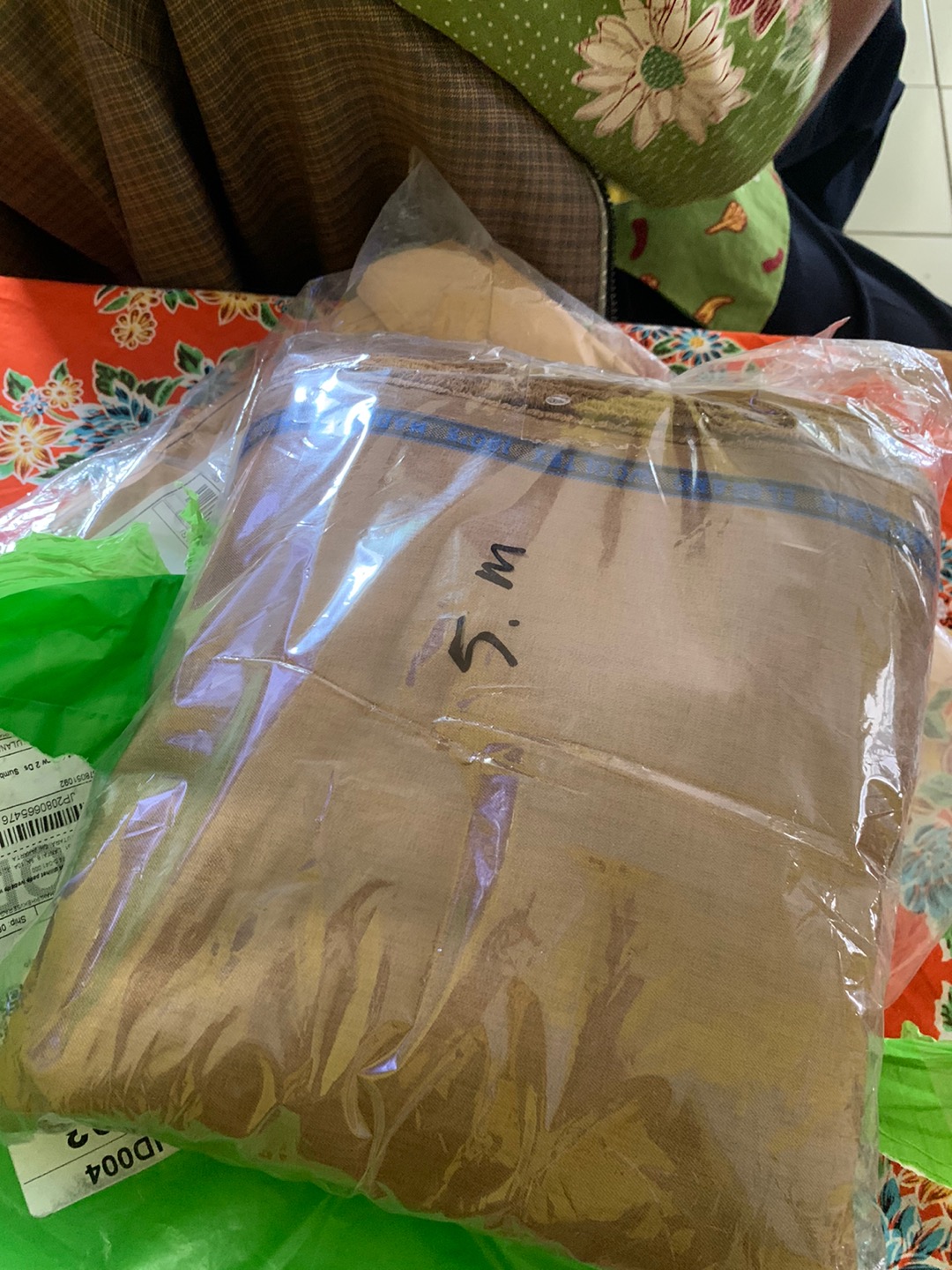 Kain Pemda Khaki 100% Original Nyaman Murah - foto 2 dari 10, desyalisaf