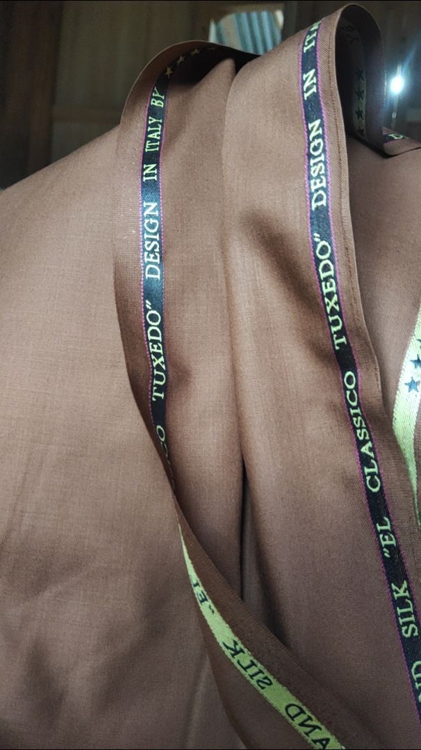 Kain Pemda Khaki Premium Wool Katun Nyaman - foto 3 dari 10, ruslikelian636