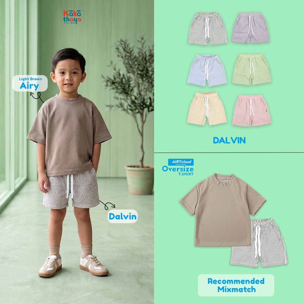 KAKATHAYA Dalvin Celana Anak Laki Laki Celana Pendek Anak Laki Laki Celana Harian Anak 1-11 Tahun - foto 1 dari 10
