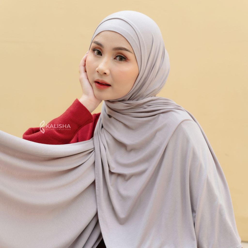 Kalisha x Mima - Tarra Pashmina Instan Bahan Viscose Rayon - foto 1 dari 10