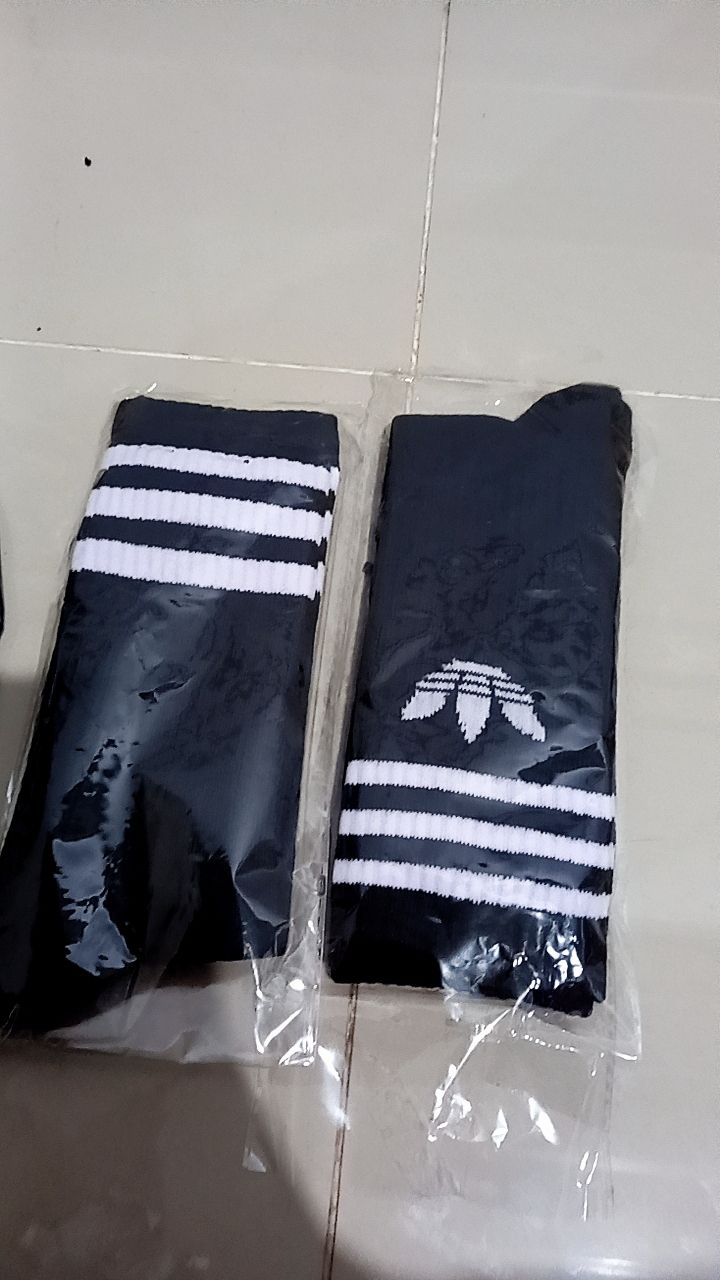 kaos kaki motif Oldschool / kaos kaki motif stripe / pradiptasock - Foto ulasan pembeli