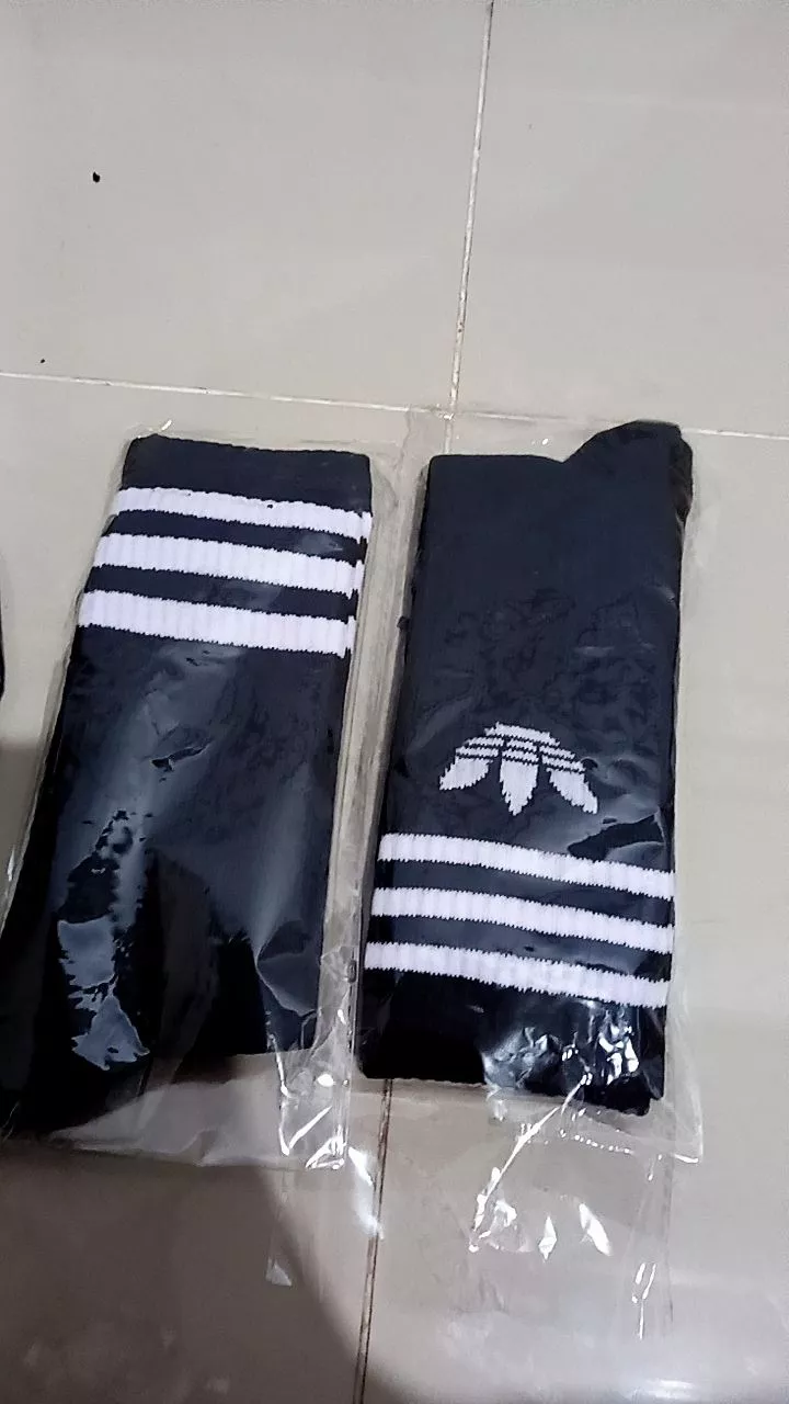 kaos kaki motif Oldschool / kaos kaki motif stripe / pradiptasock - Foto ulasan pembeli