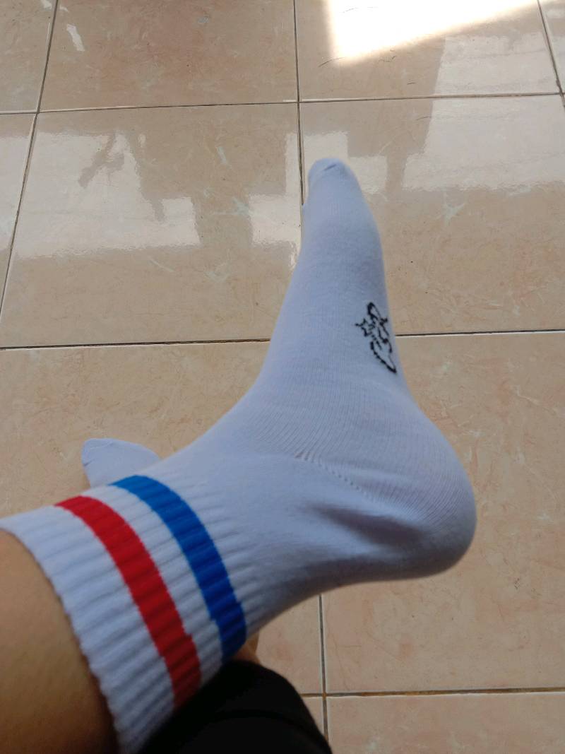 Kaos Kaki Oldschool Pendek Stripe Sport Nyaman - foto 4 dari 10, xxesihx