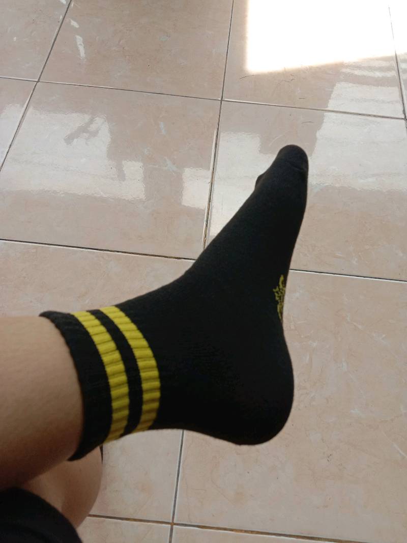 Kaos Kaki Oldschool Pendek Stripe Sport Nyaman - foto 6 dari 10, xxesihx