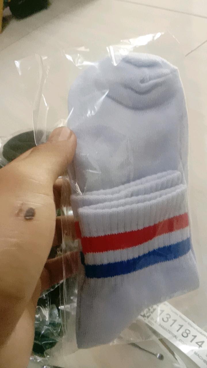Kaos Kaki Oldschool Pendek Stripe Sport Nyaman - foto 10 dari 10, xxesihx