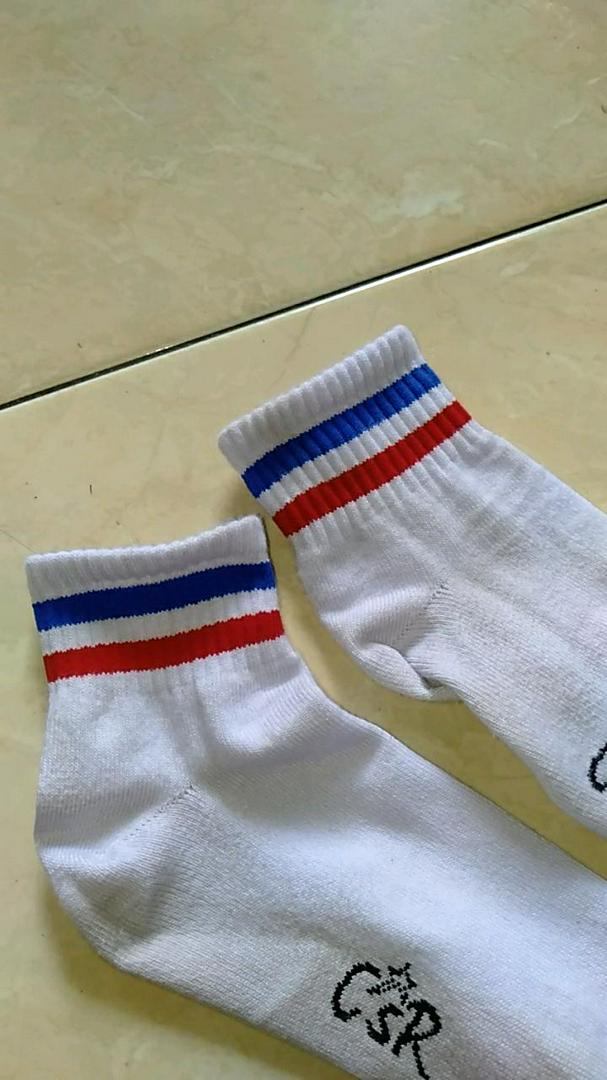 Foto ulasan pembeli erikasyabillah21, varian Putih strip hitam,All size, Putih strp merah b.,All size