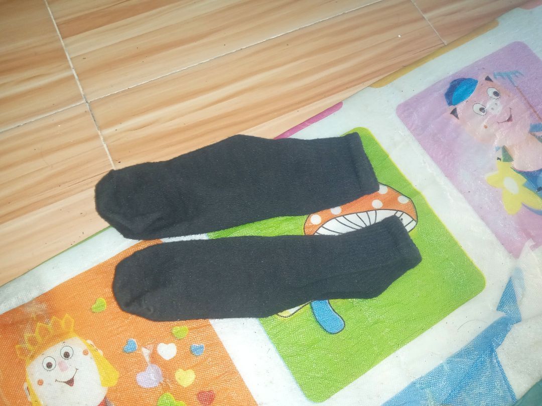 kaos kaki oldschool pendek polos basic sport all size dewasa - Foto ulasan pembeli