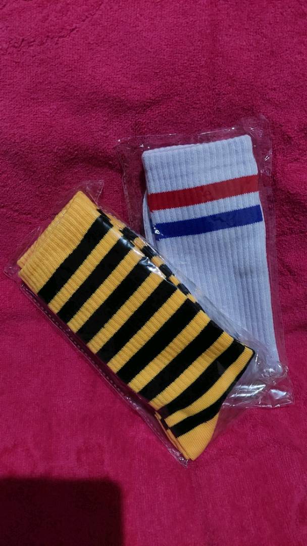 Kaos Kaki Oldschool Stripe Cotton Unisex - foto 2 dari 10, elizzabetgandaria