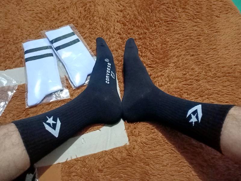 Kaos Kaki Oldschool Stripe Cotton Unisex - foto 5 dari 10, elizzabetgandaria