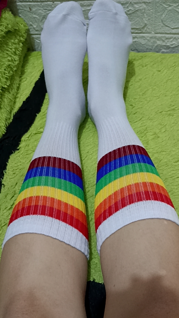 Kaos Kaki Oldschool Stripe Cotton Unisex - foto 9 dari 10, elizzabetgandaria