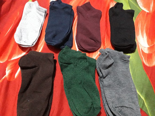Kaos Kaki Ankle Polos Unisex Lembut Elastis - foto 3 dari 10, rhestaa