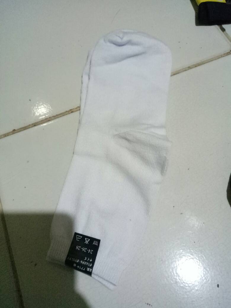 Kaos Kaki Kerja Pendek Polos Setengah Betis Unisex Allsize 37-43 - foto 2 dari 10, kalibaru67