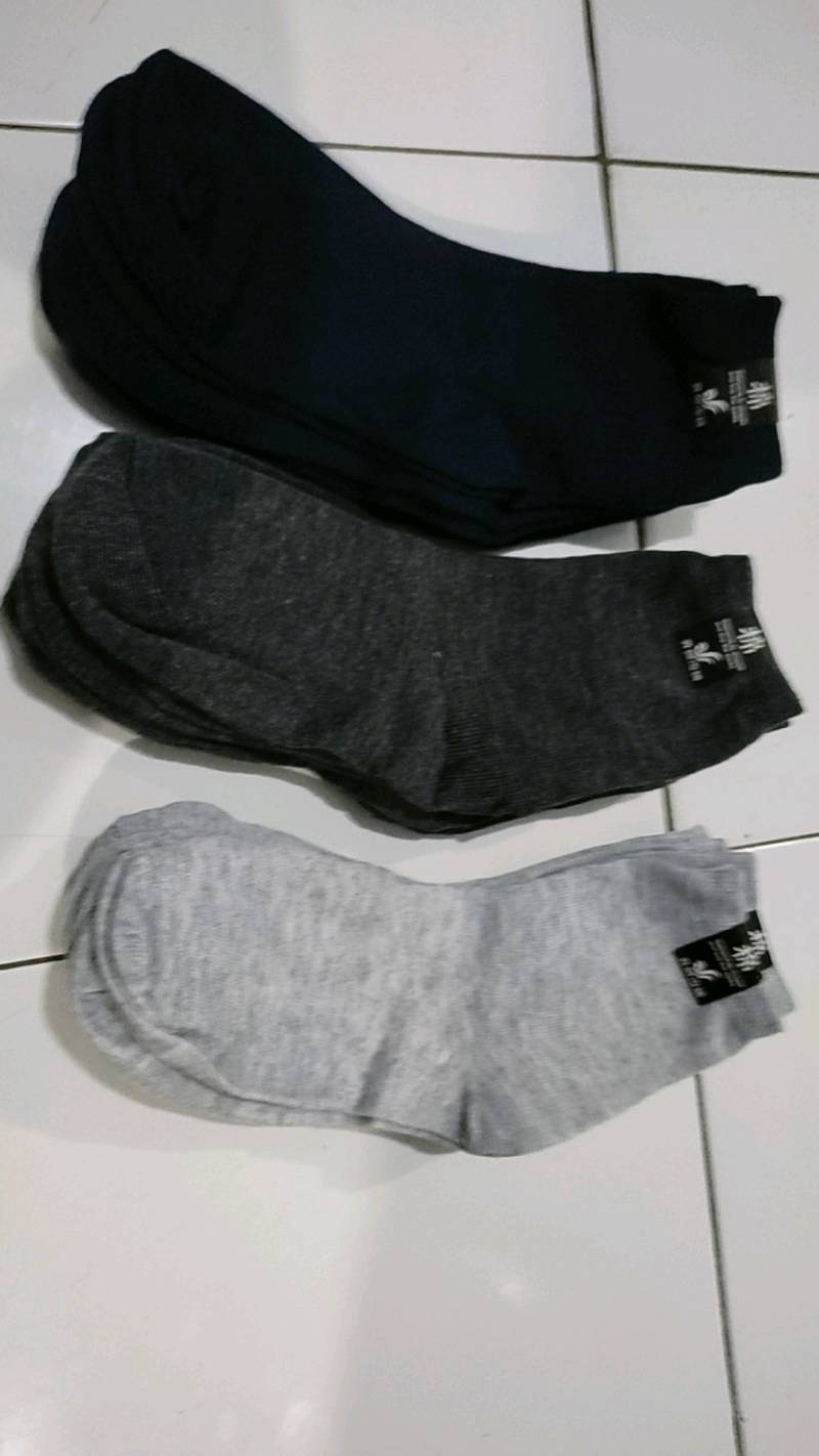 Kaos Kaki Kerja Pendek Polos Setengah Betis Unisex Allsize 37-43 - foto 9 dari 10, kalibaru67