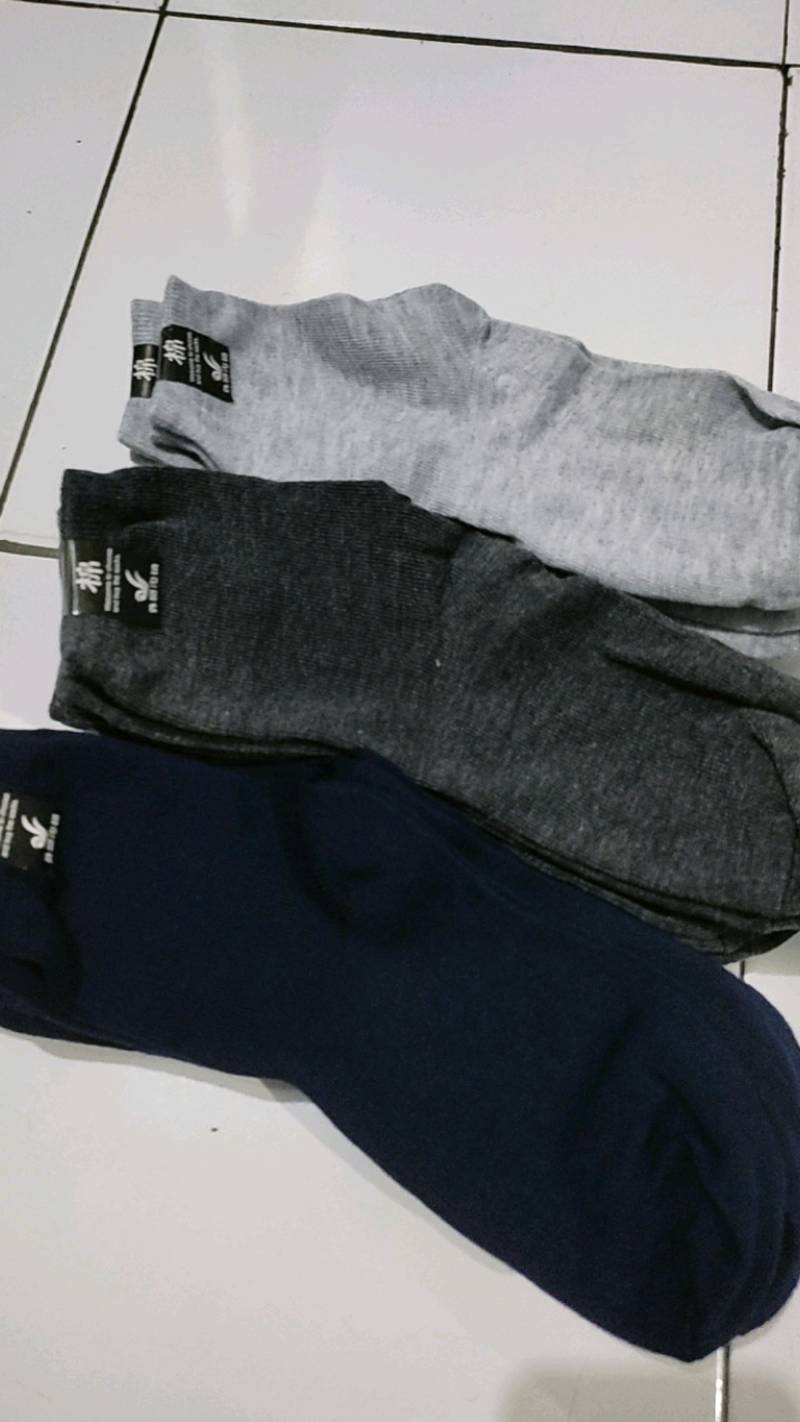 Kaos Kaki Kerja Pendek Polos Setengah Betis Unisex Allsize 37-43 - foto 10 dari 10, kalibaru67