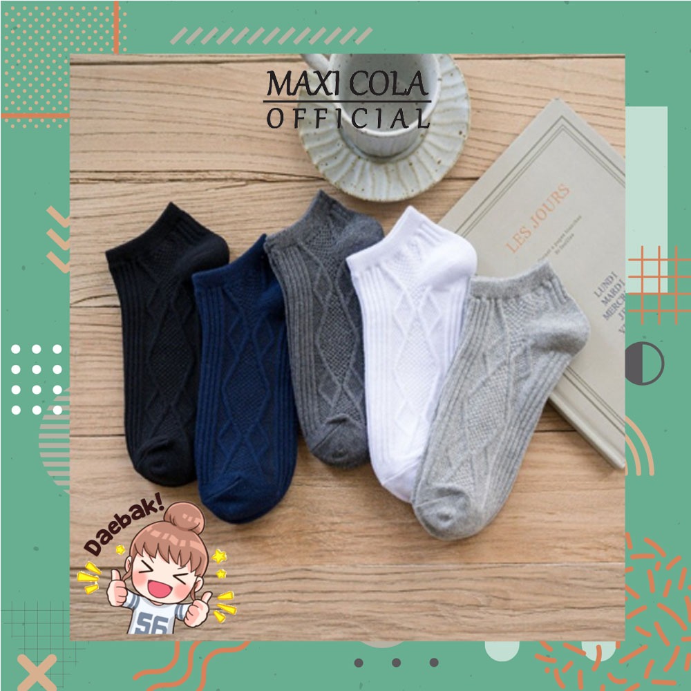 Kaos Kaki KS32 / KS31 Kaos Kaki Pendek Pria Wanita Casual Mens Sock Mata Kaki