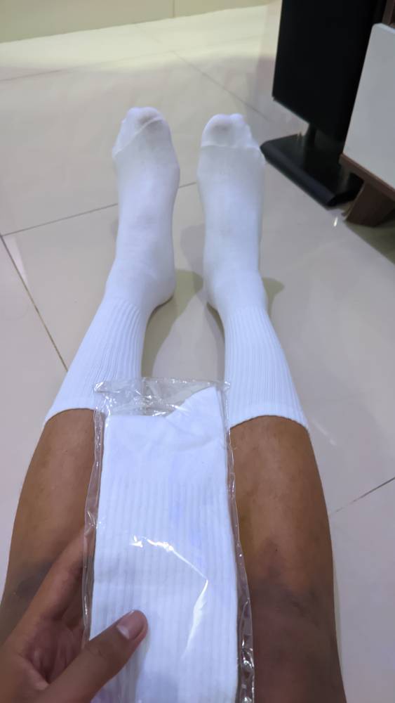 Kaos Kaki Putih Polos Premium Anti Bau Tebal - Foto ulasan pembeli