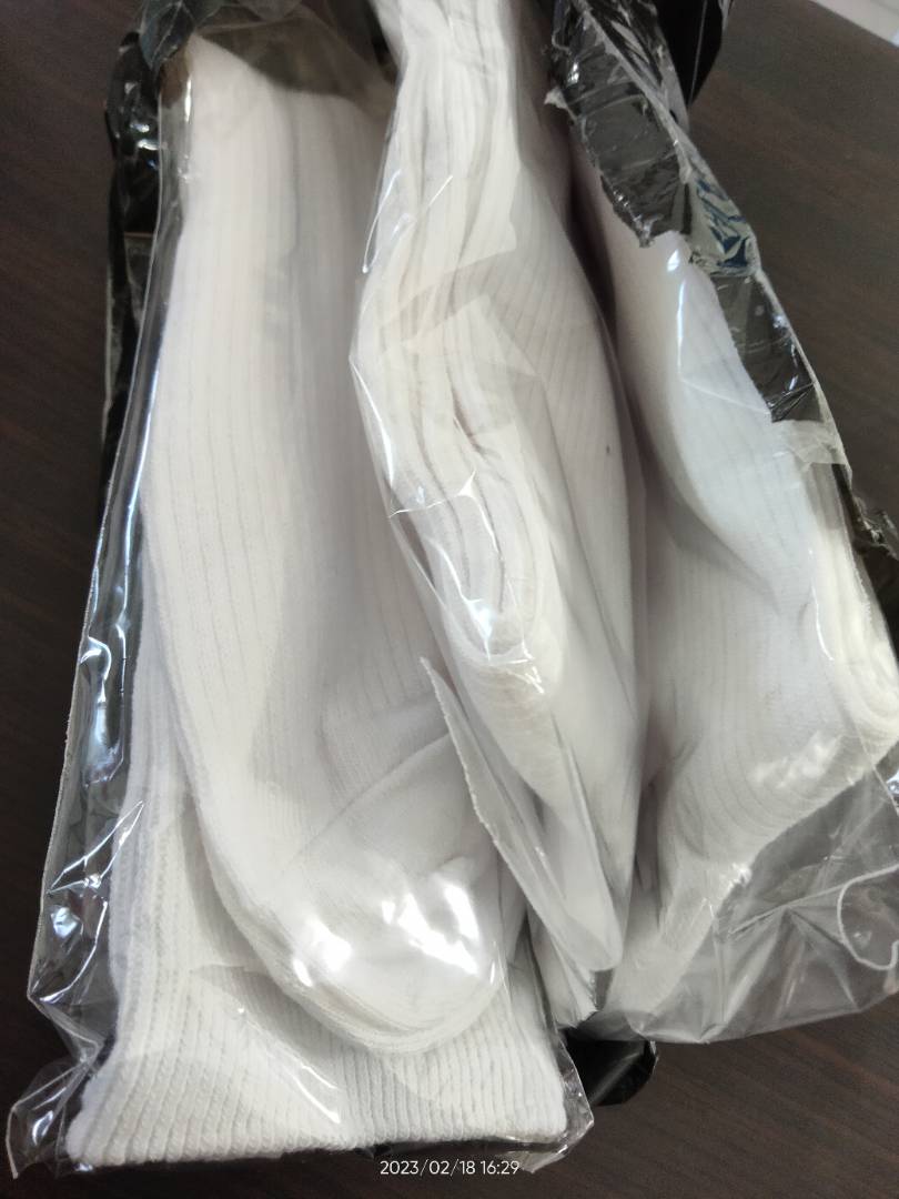 Kaos Kaki Putih Polos Premium Anti Bau Tebal - Foto ulasan pembeli
