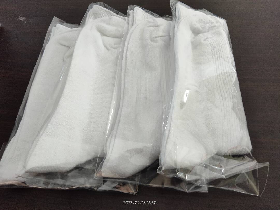 Kaos Kaki Putih Polos Premium Anti Bau Tebal - Foto ulasan pembeli