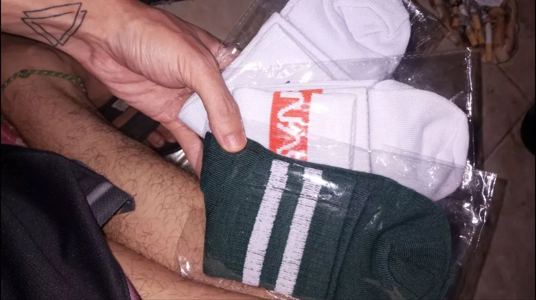 Kaos Kaki Pendek Motif Oldschool Sport WIJAYA SOCKS - Foto ulasan pembeli