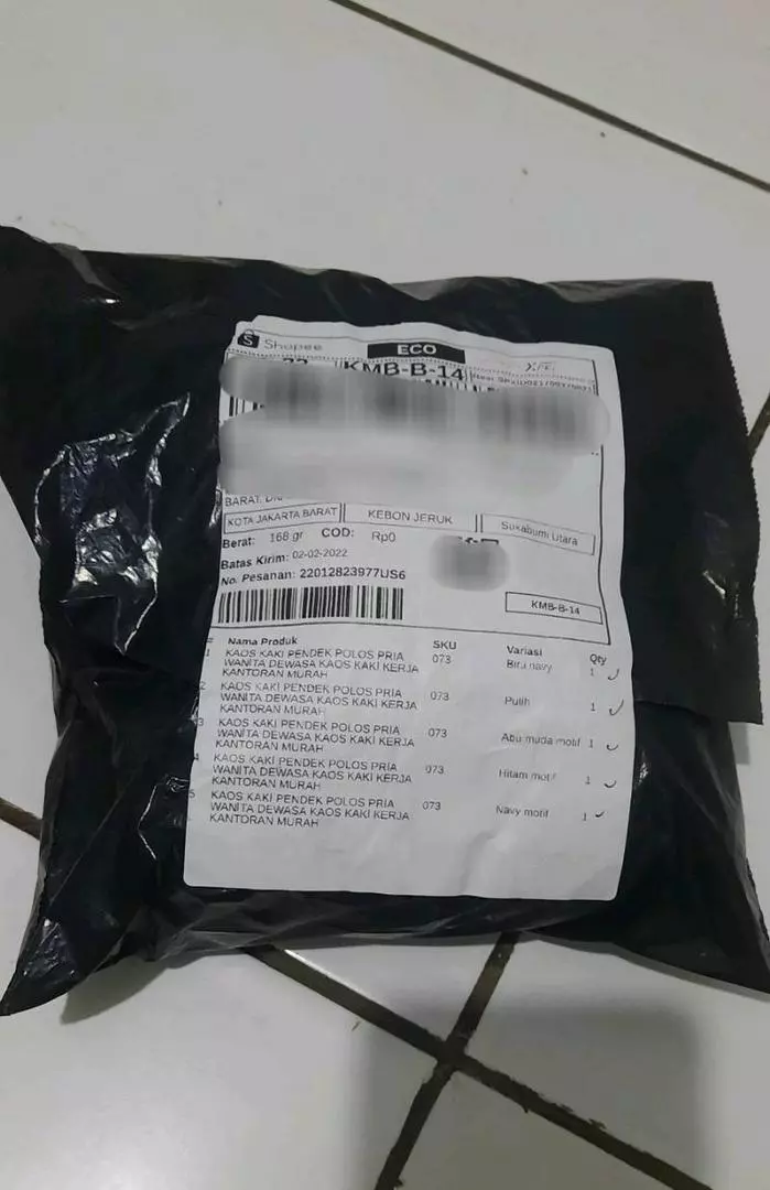 Kaos Kaki Pendek Polos Unisex Katun Lembut - Foto ulasan pembeli