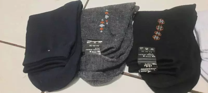 Kaos Kaki Pendek Polos Unisex Katun Lembut - Foto ulasan pembeli