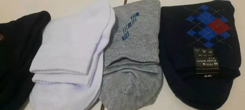 Kaos Kaki Pendek Polos Unisex Katun Lembut - Foto ulasan pembeli