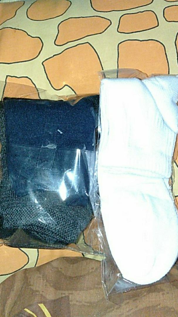 Kaos Kaki Pendek Polos Unisex Katun Lembut - Foto ulasan pembeli