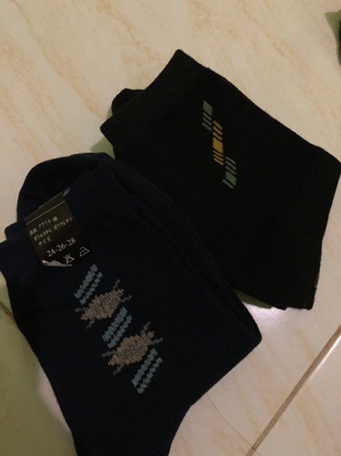 Kaos Kaki Pendek Polos Unisex Katun Lembut - Foto ulasan pembeli