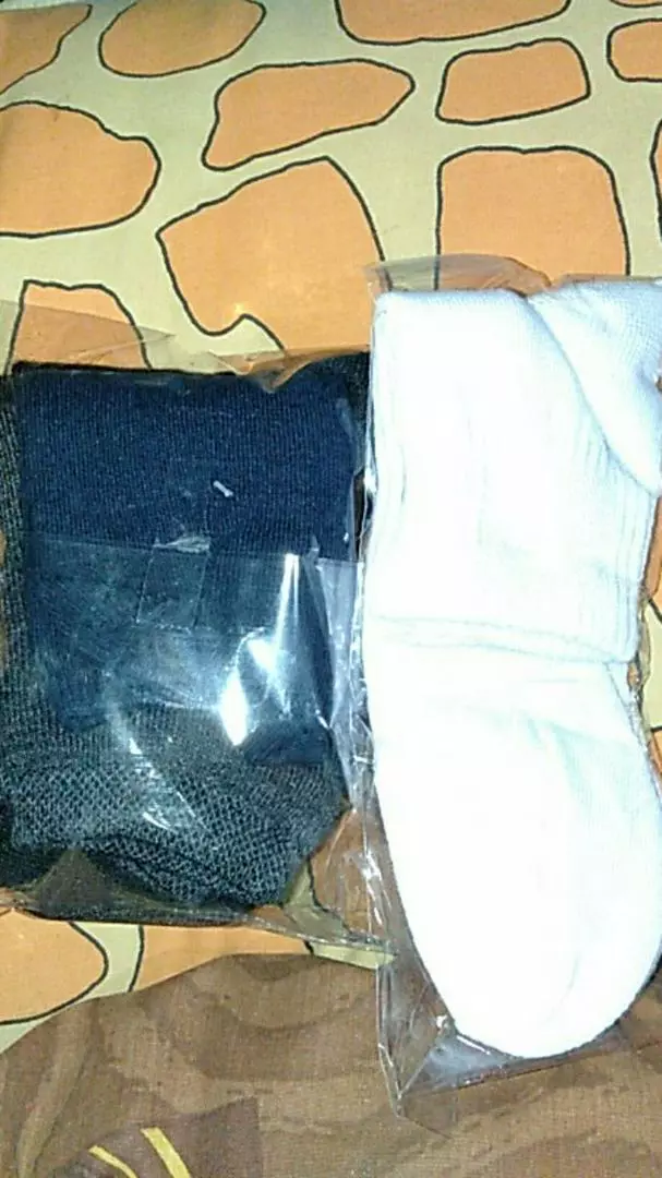 Kaos Kaki Pendek Polos Unisex Katun Lembut - Foto ulasan pembeli