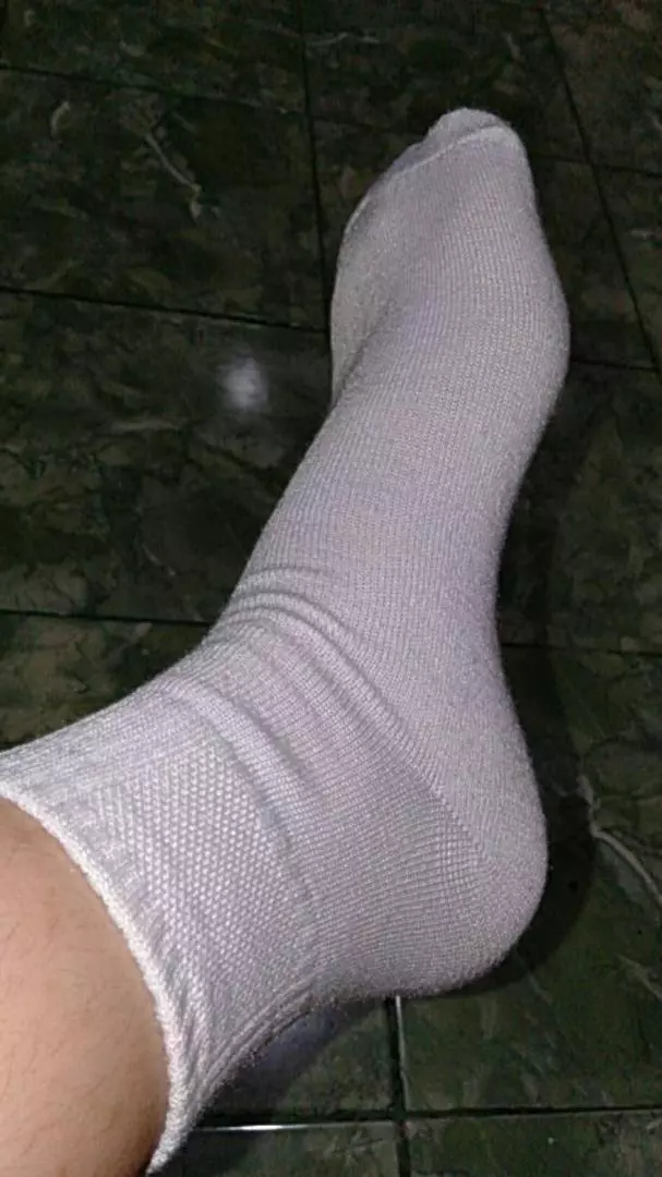 Kaos Kaki Pendek Polos Unisex Katun Lembut - Foto ulasan pembeli