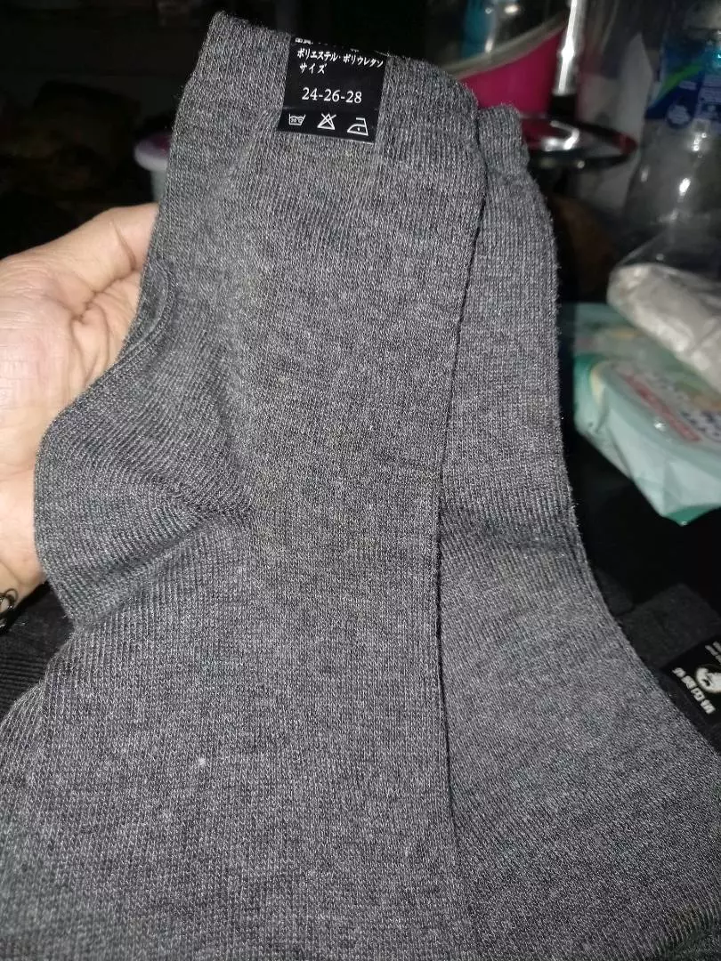 Kaos Kaki Pendek Polos Unisex Katun Lembut - Foto ulasan pembeli
