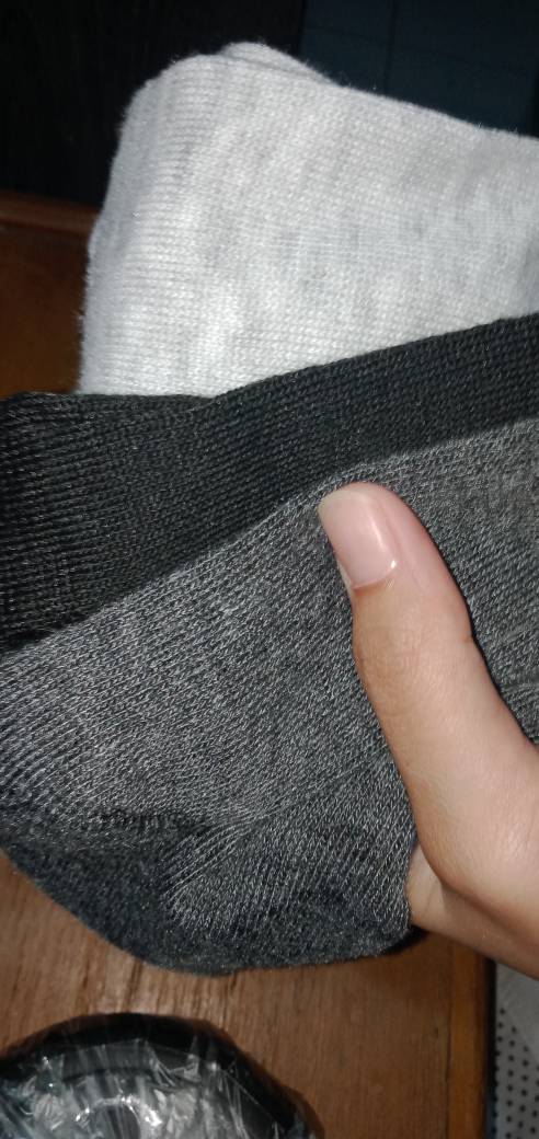 Kaos Kaki pendek Polos Bawah Betis Pria Wanita 3/4 Dewasa - Foto ulasan pembeli
