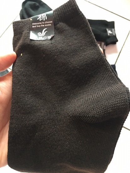 Kaos Kaki pendek Polos Bawah Betis Pria Wanita 3/4 Dewasa - Foto ulasan pembeli