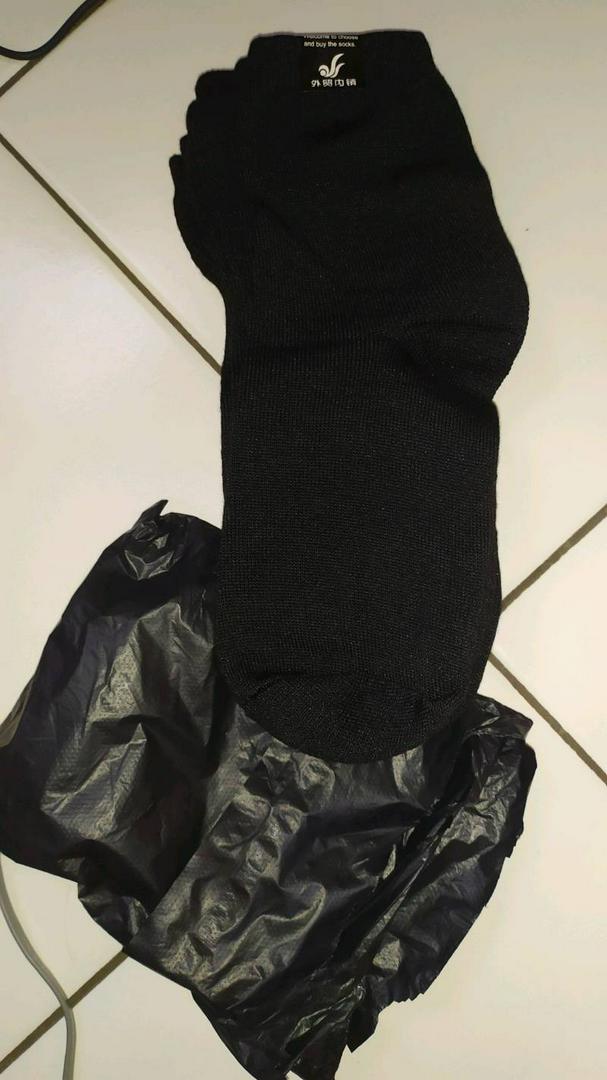 Kaos Kaki pendek Polos Bawah Betis Pria Wanita 3/4 Dewasa - Foto ulasan pembeli