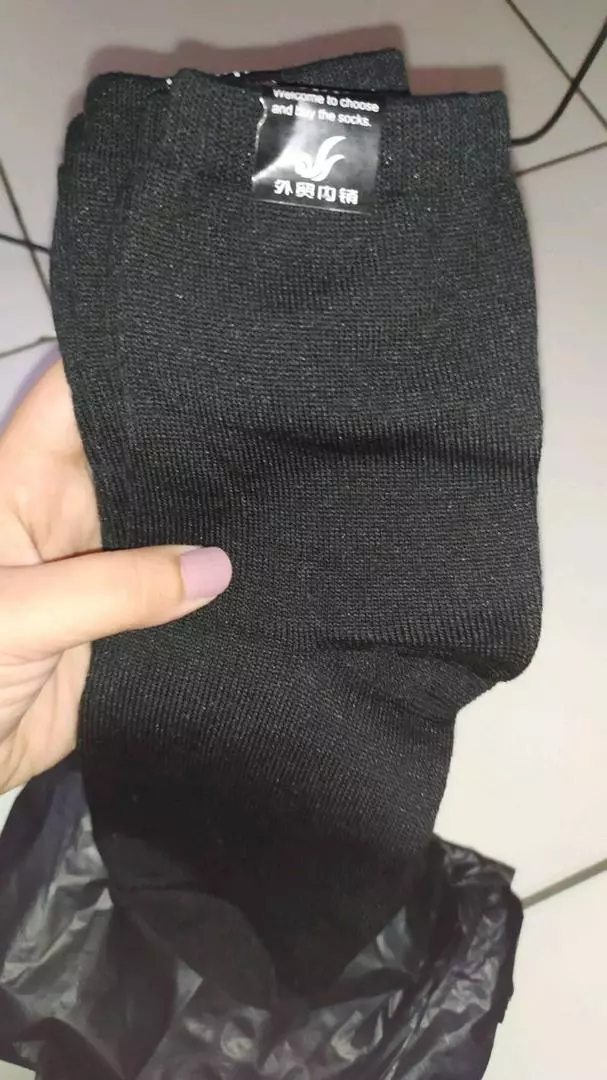 Kaos Kaki pendek Polos Bawah Betis Pria Wanita 3/4 Dewasa - Foto ulasan pembeli