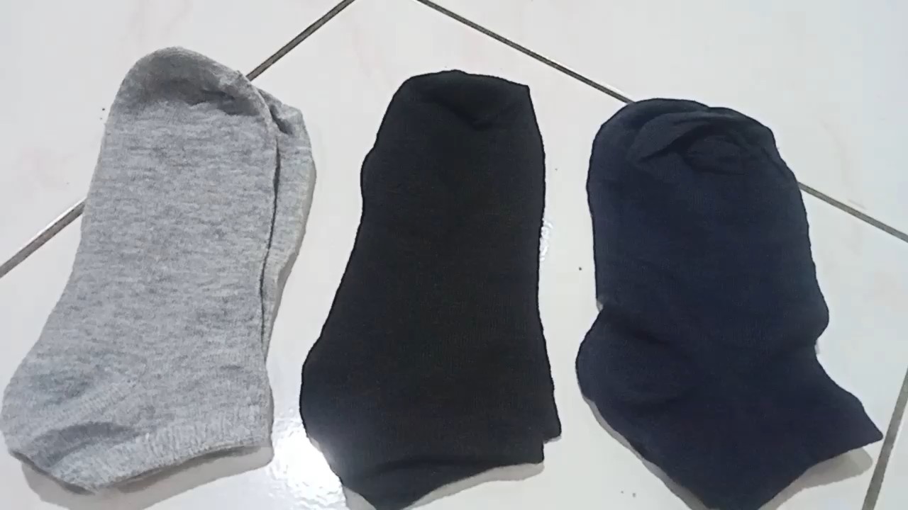 Kaos Kaki Pendek Pria Wanita Bahan Cotton Spandek - Foto ulasan pembeli