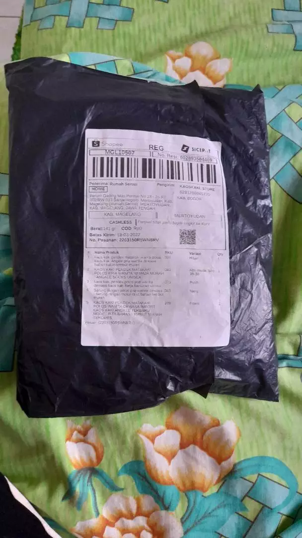 Kaos kaki Pendek Semata kaki Warna Polos Pria Wanita Dewasa - Foto ulasan pembeli